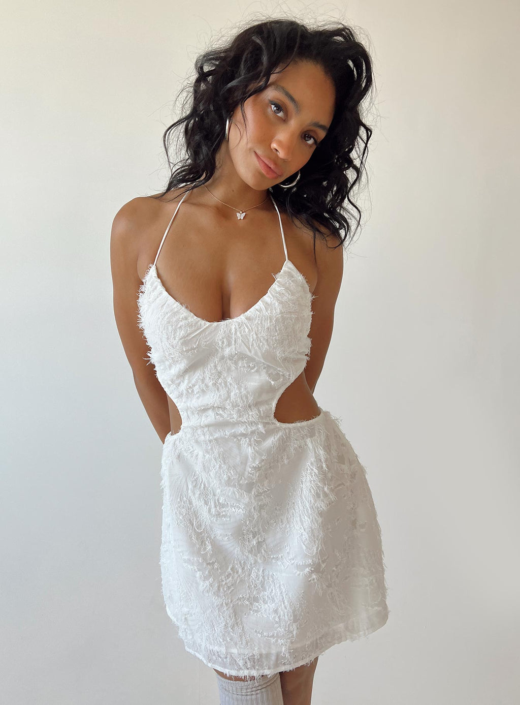 Martin Mini Dress White