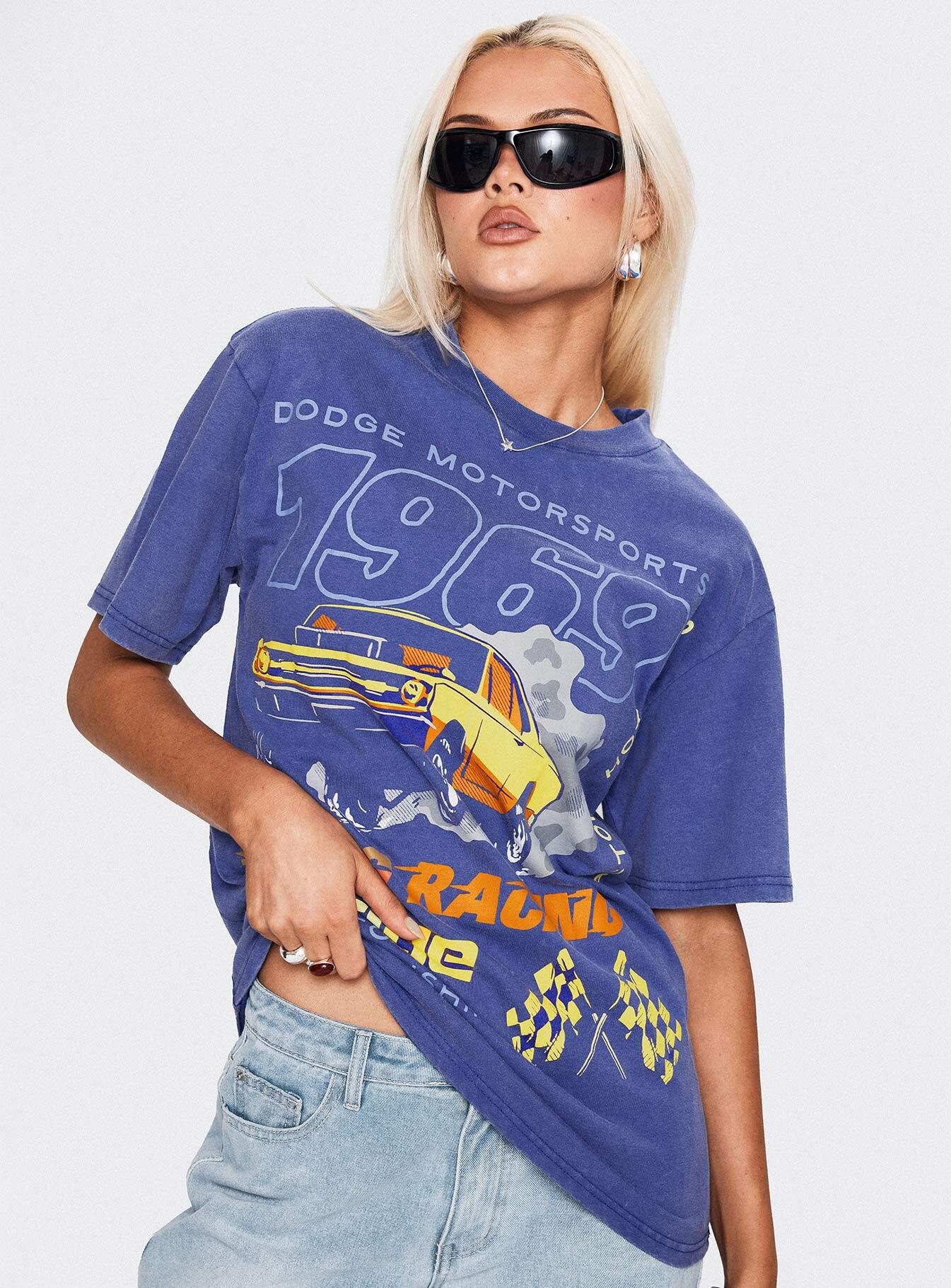 Dodge 1969 Oversized Graphic Top Blue