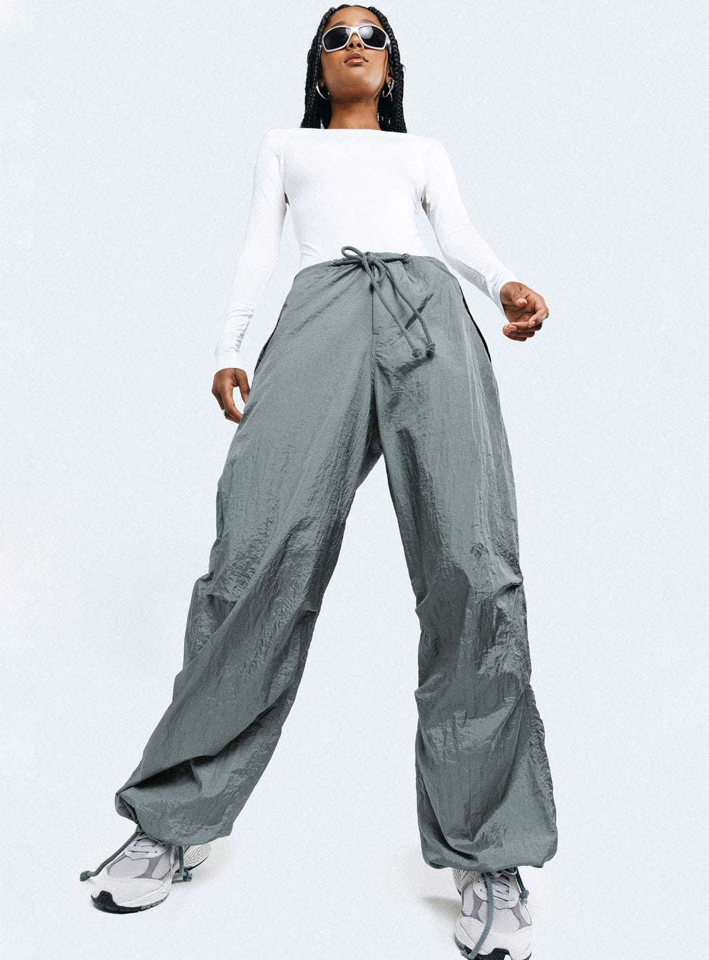 Motel Chute Trousers Grey