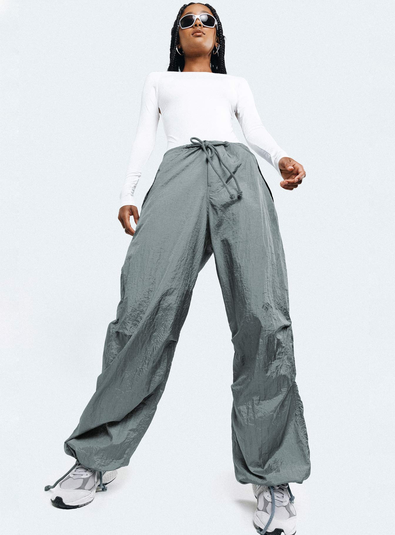 Motel Chute Trousers Grey