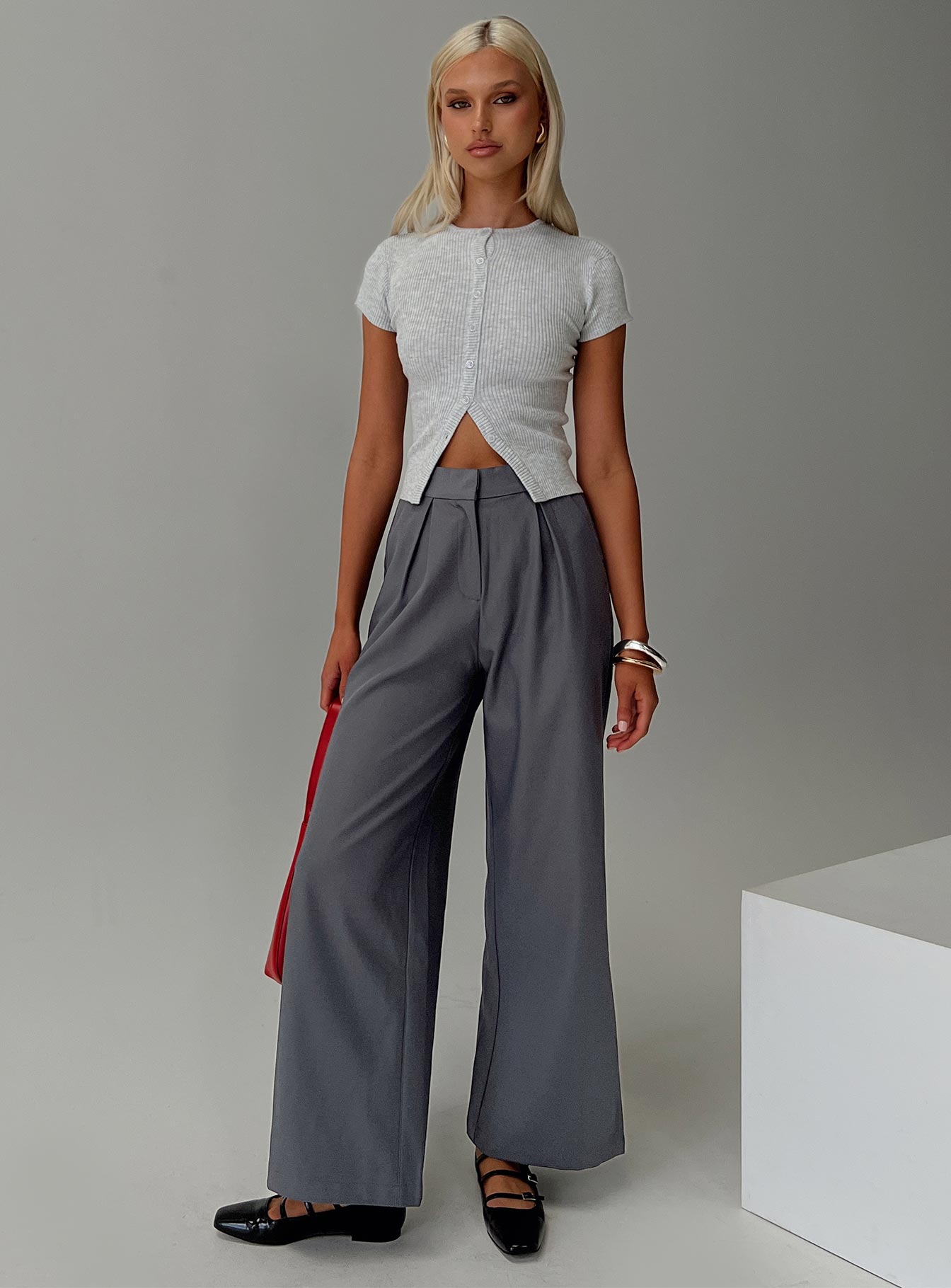 Relaxed Pants Charcoal