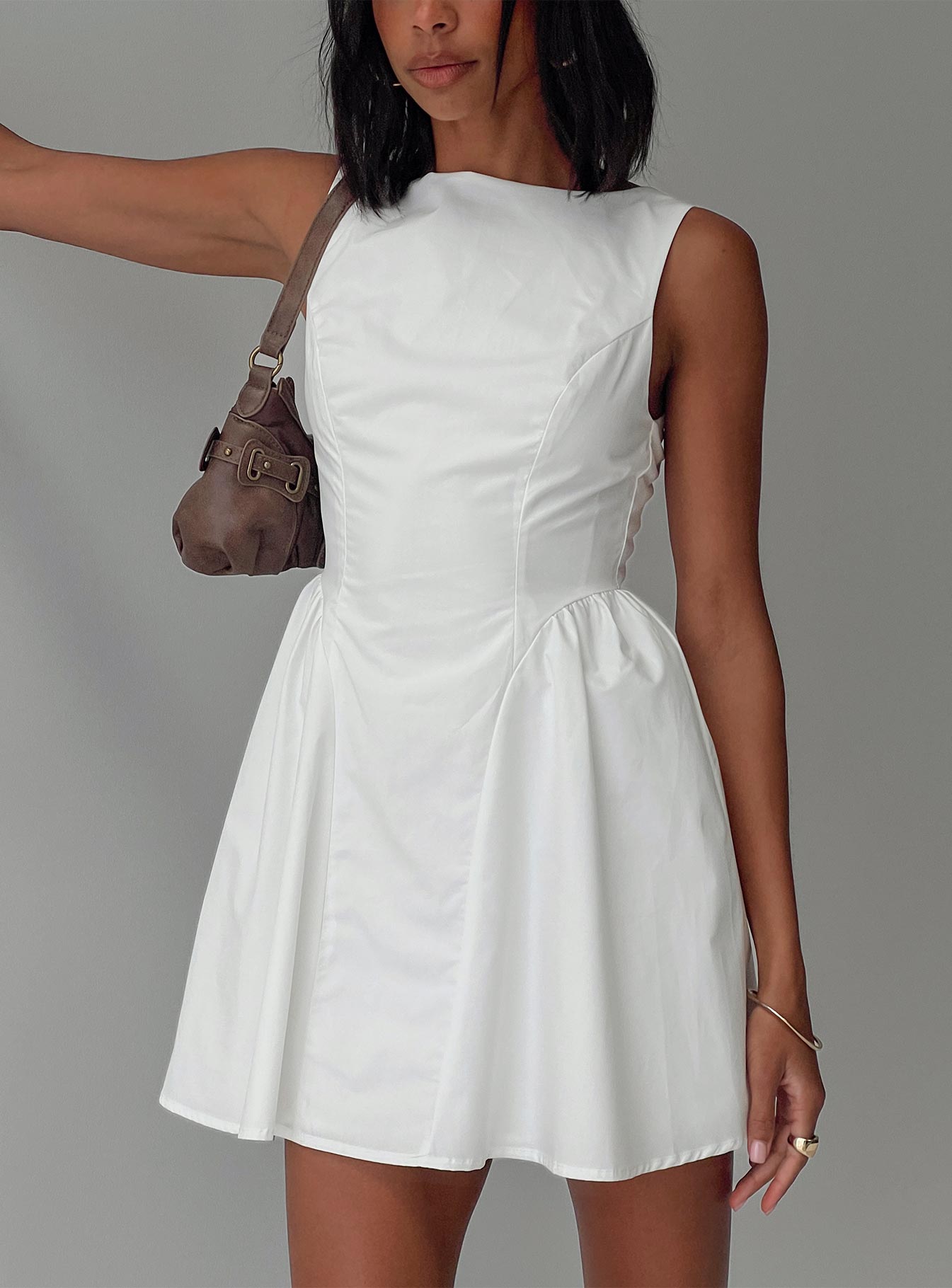 Maryvonne Mini Dress White