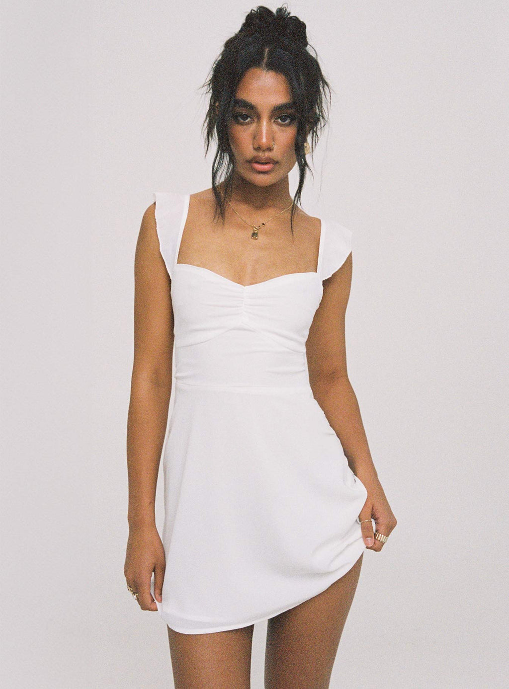 Landon Mini Dress White