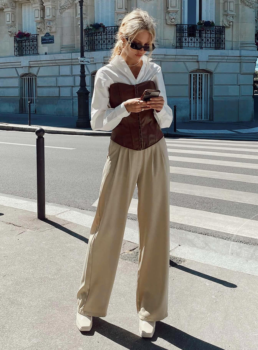 Archer Pants Taupe Eco Tall