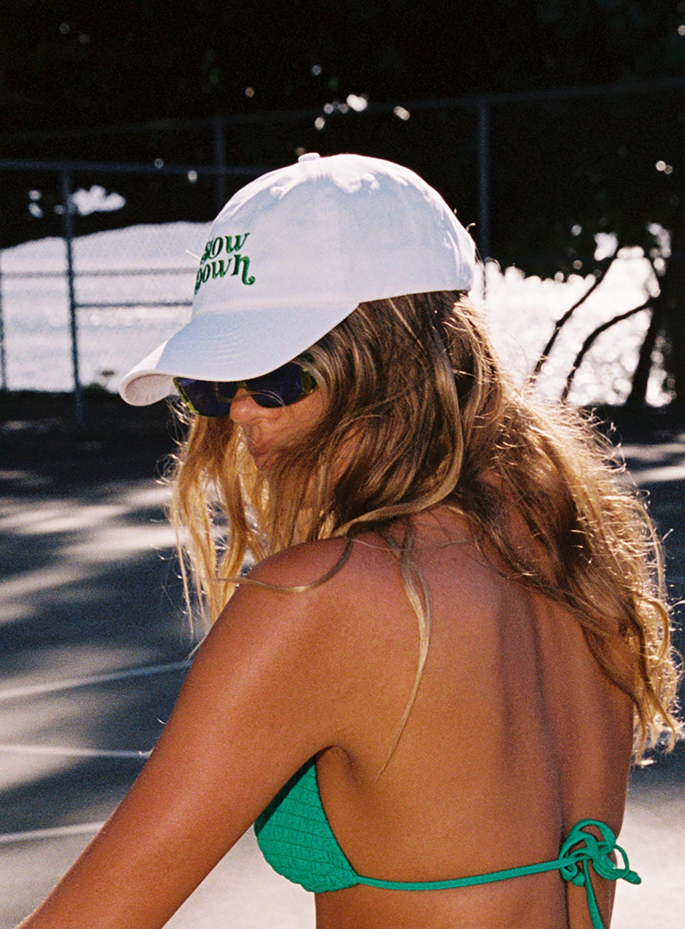 Slow Down Dad Cap White