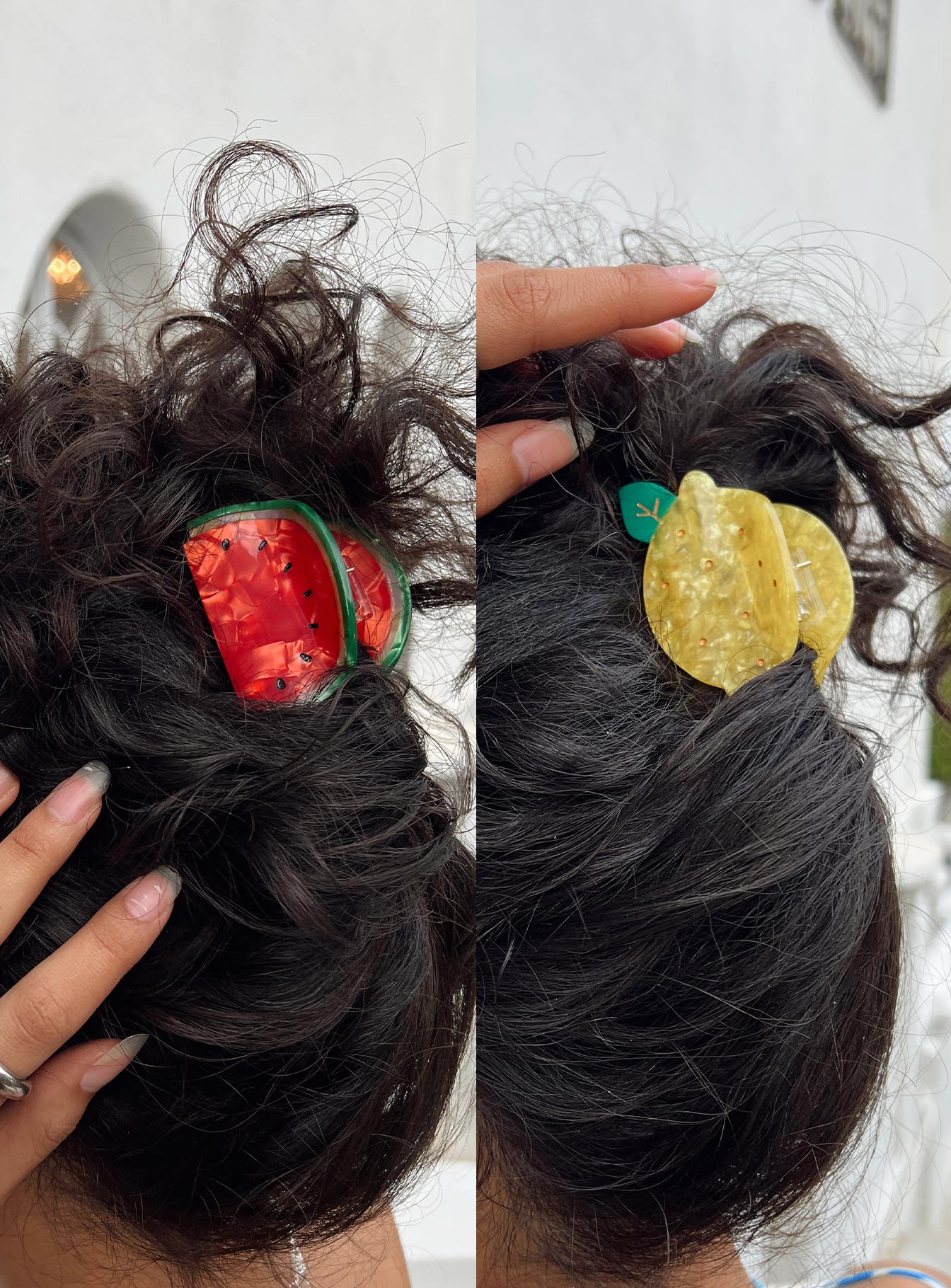 Fruity Hair Clip Pack Watermelon / Lemon