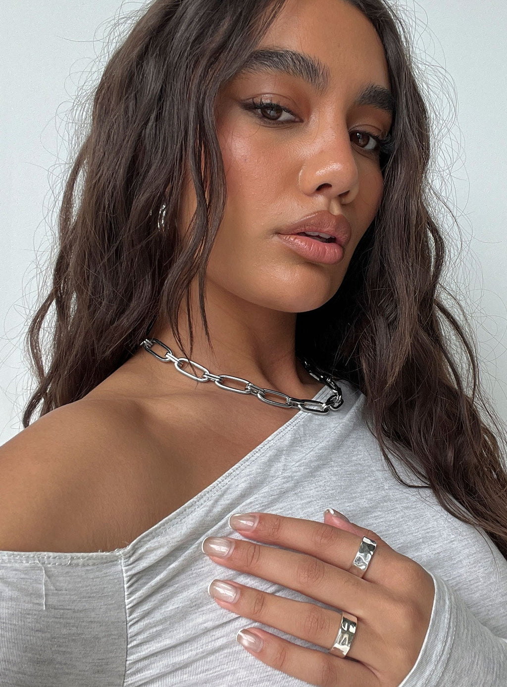 Good For You Necklace Silver