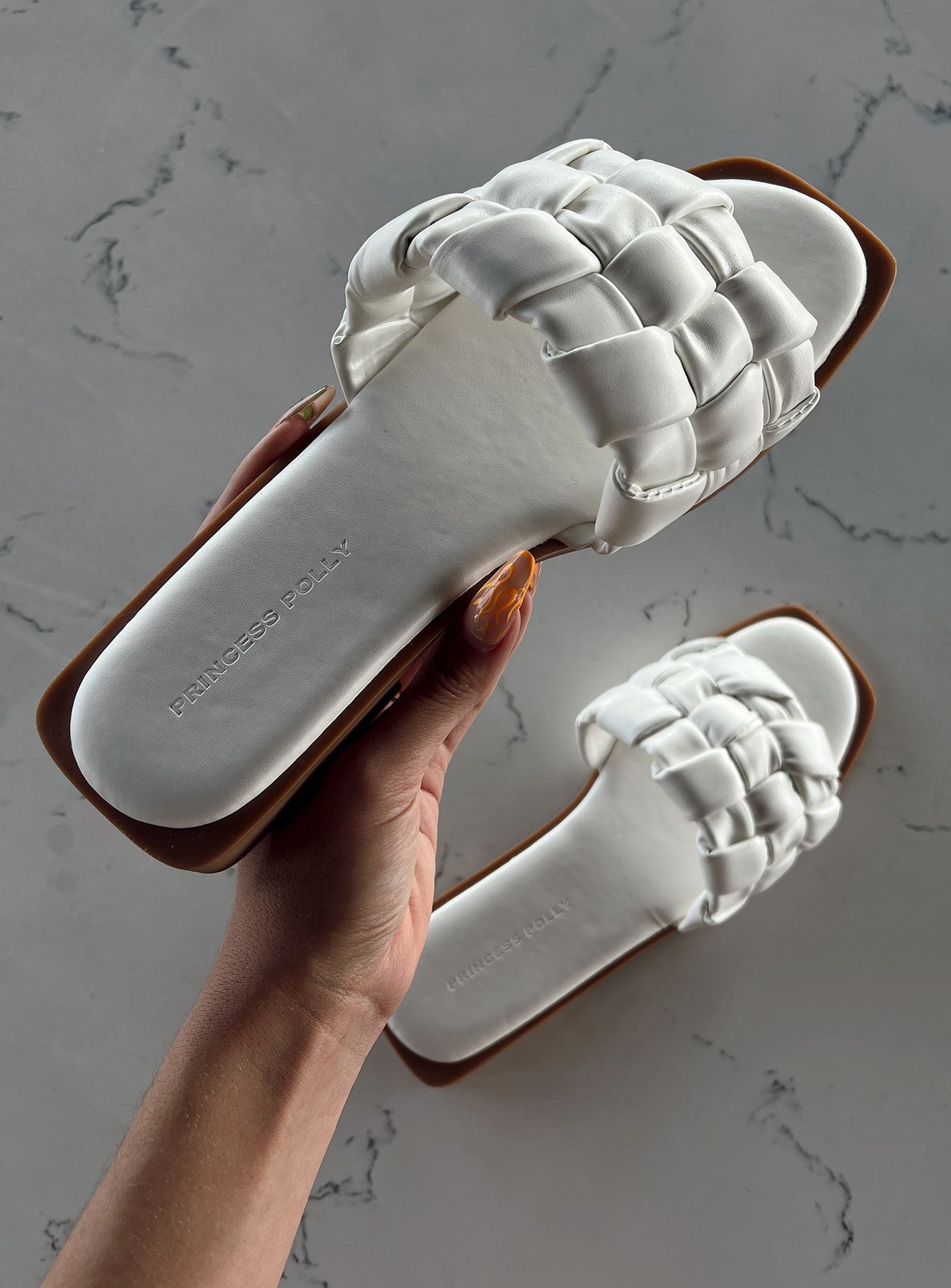 Buxton Sandals White