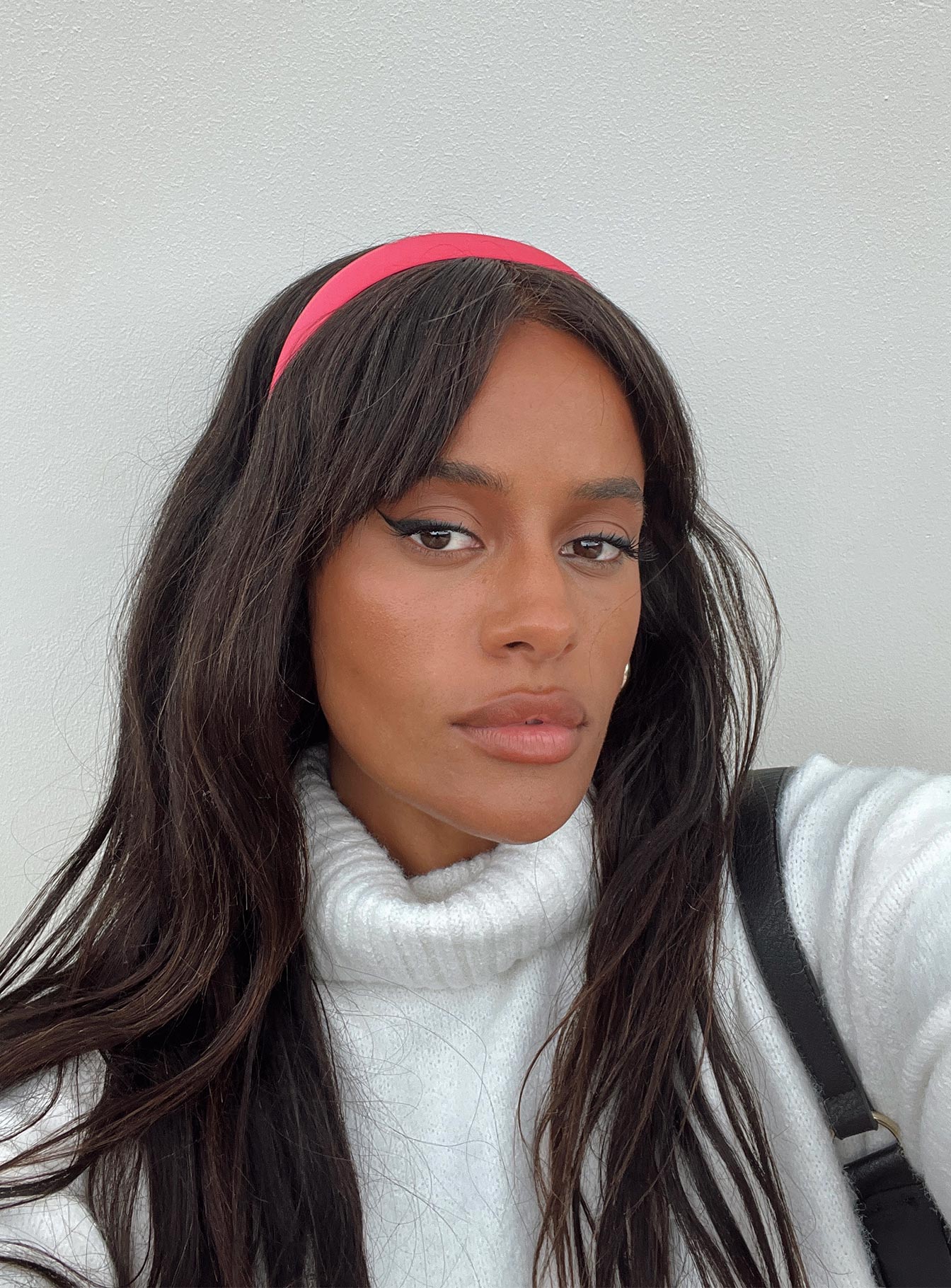 Bratitude Headband Hot Pink