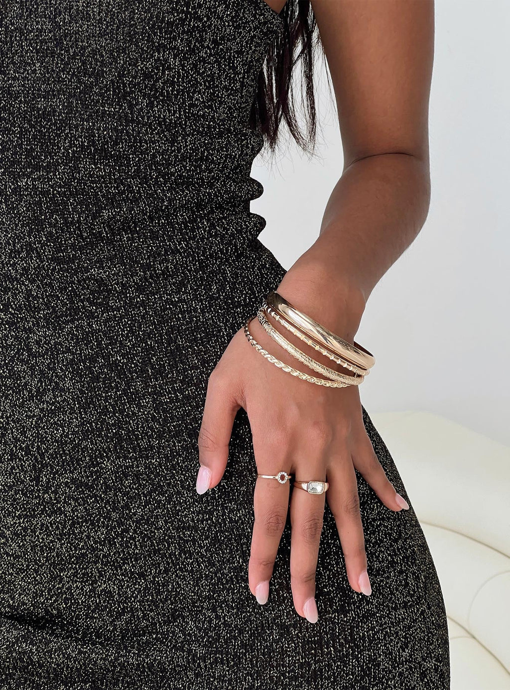 Matea Bracelet Pack Gold