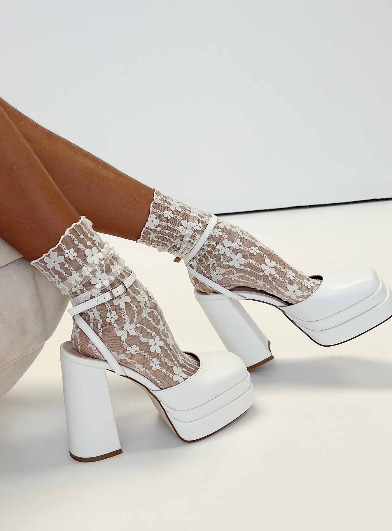 Pemberton Socks White