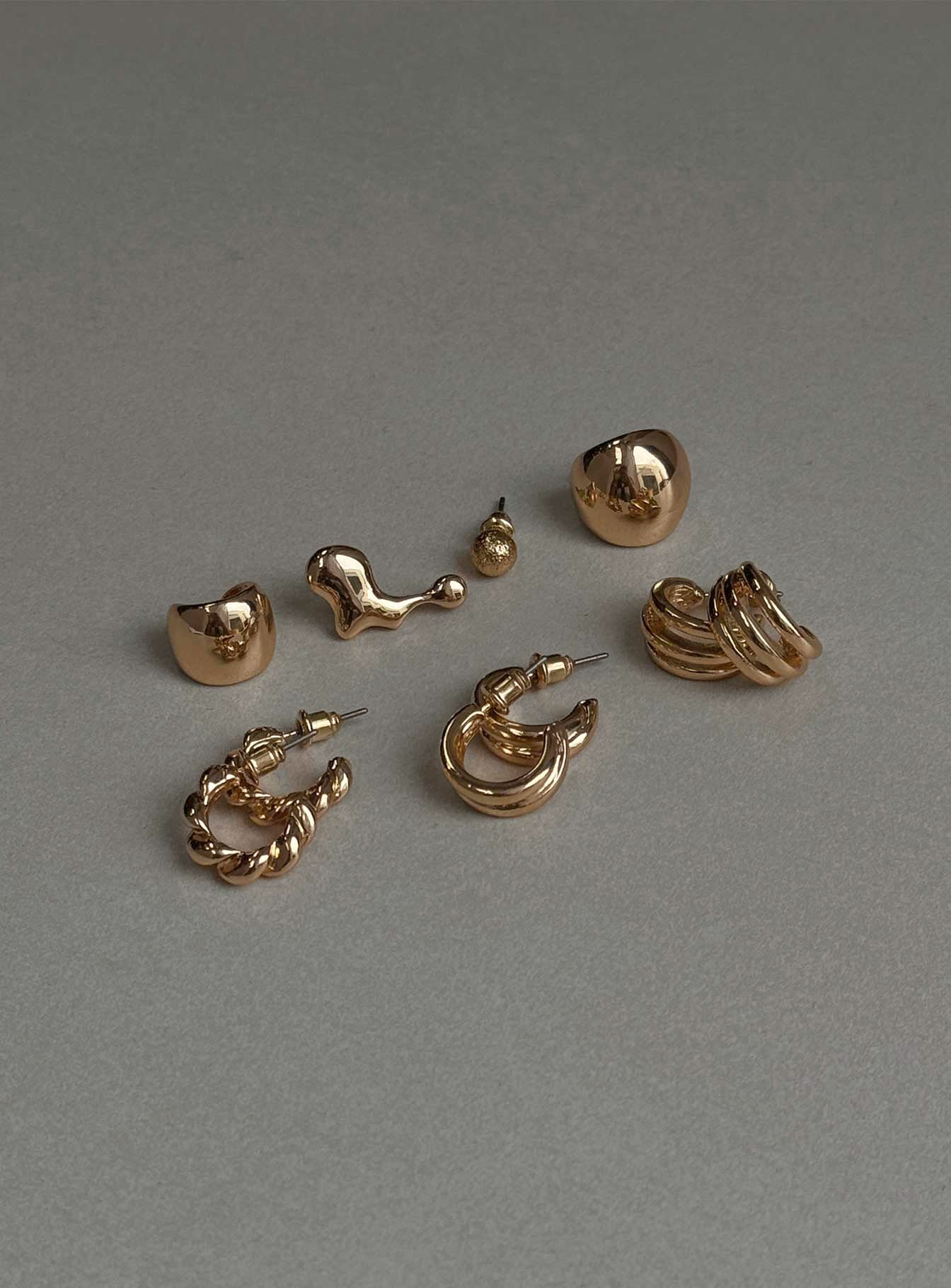 Pantheress Earring Pack Gold
