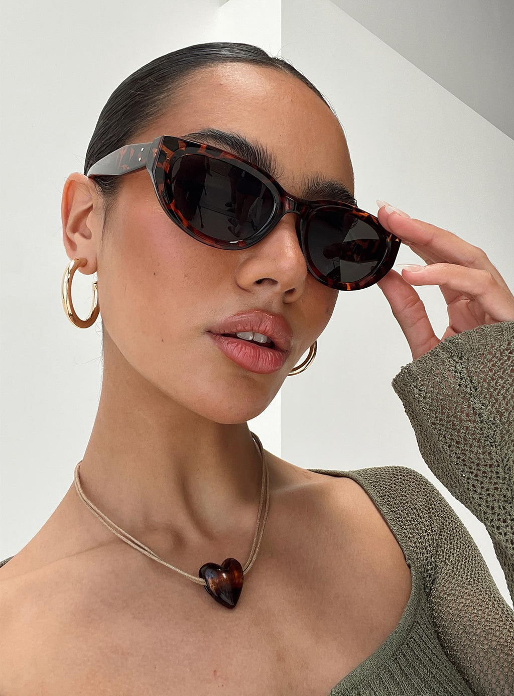 Breeta Sunglasses Brown Tort