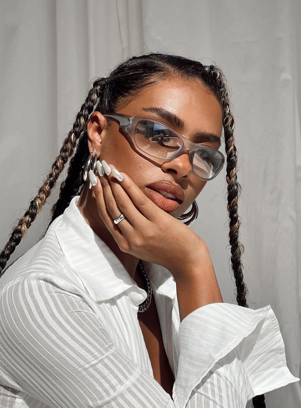 Enrico Sunglasses Chrome