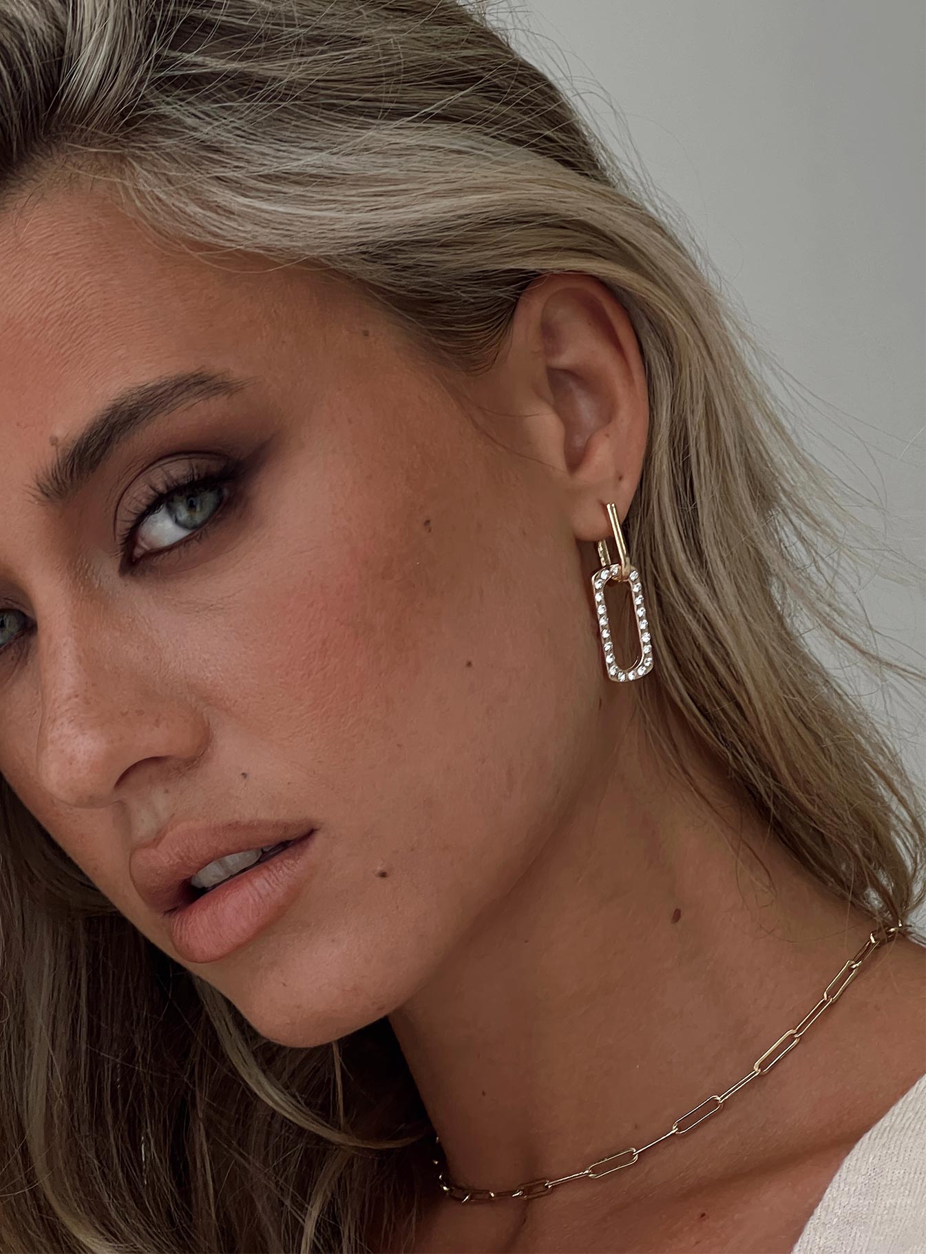 Mercer Sparkle Earrings Gold