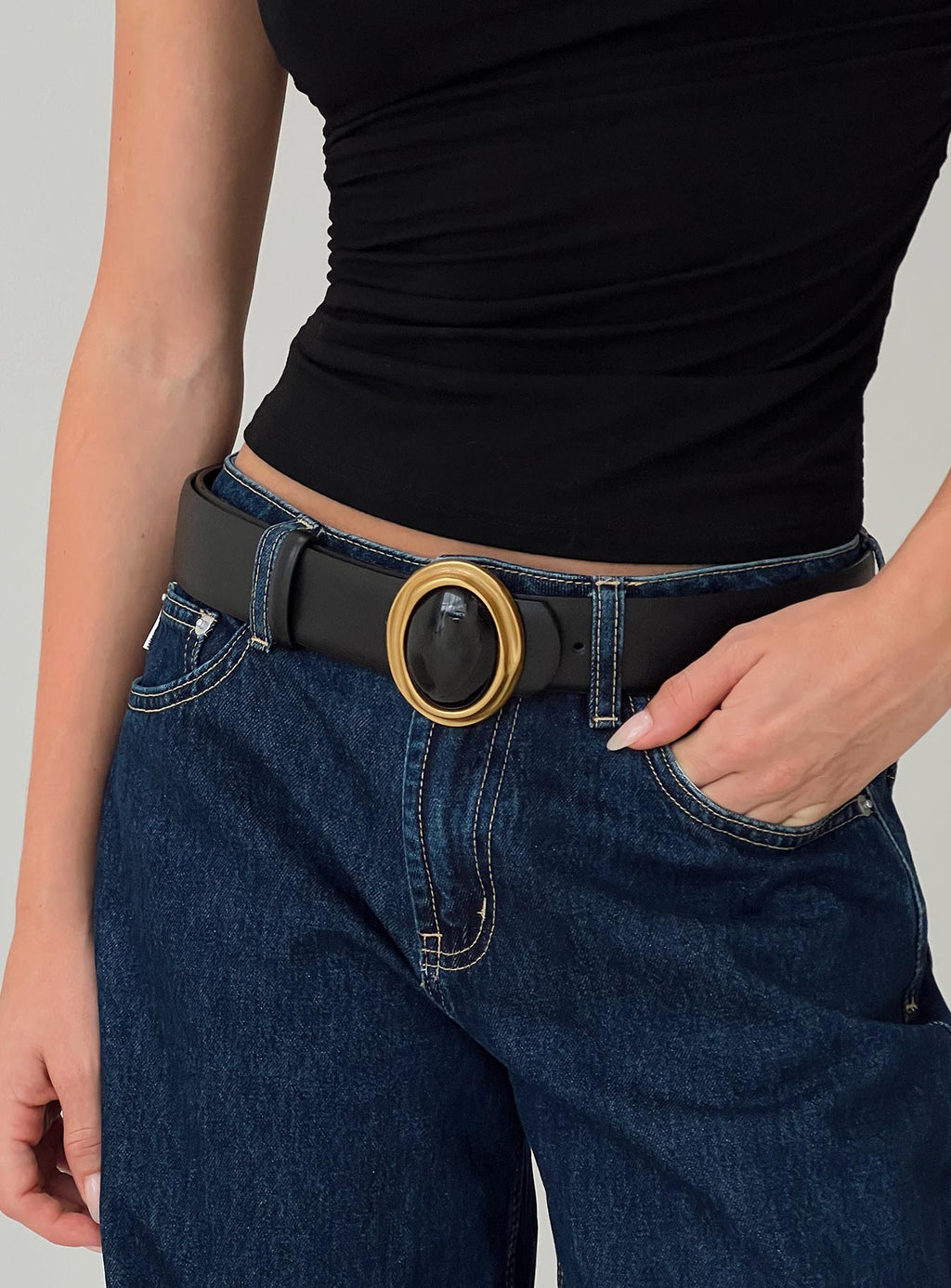 Imara Low Waist Belt Black