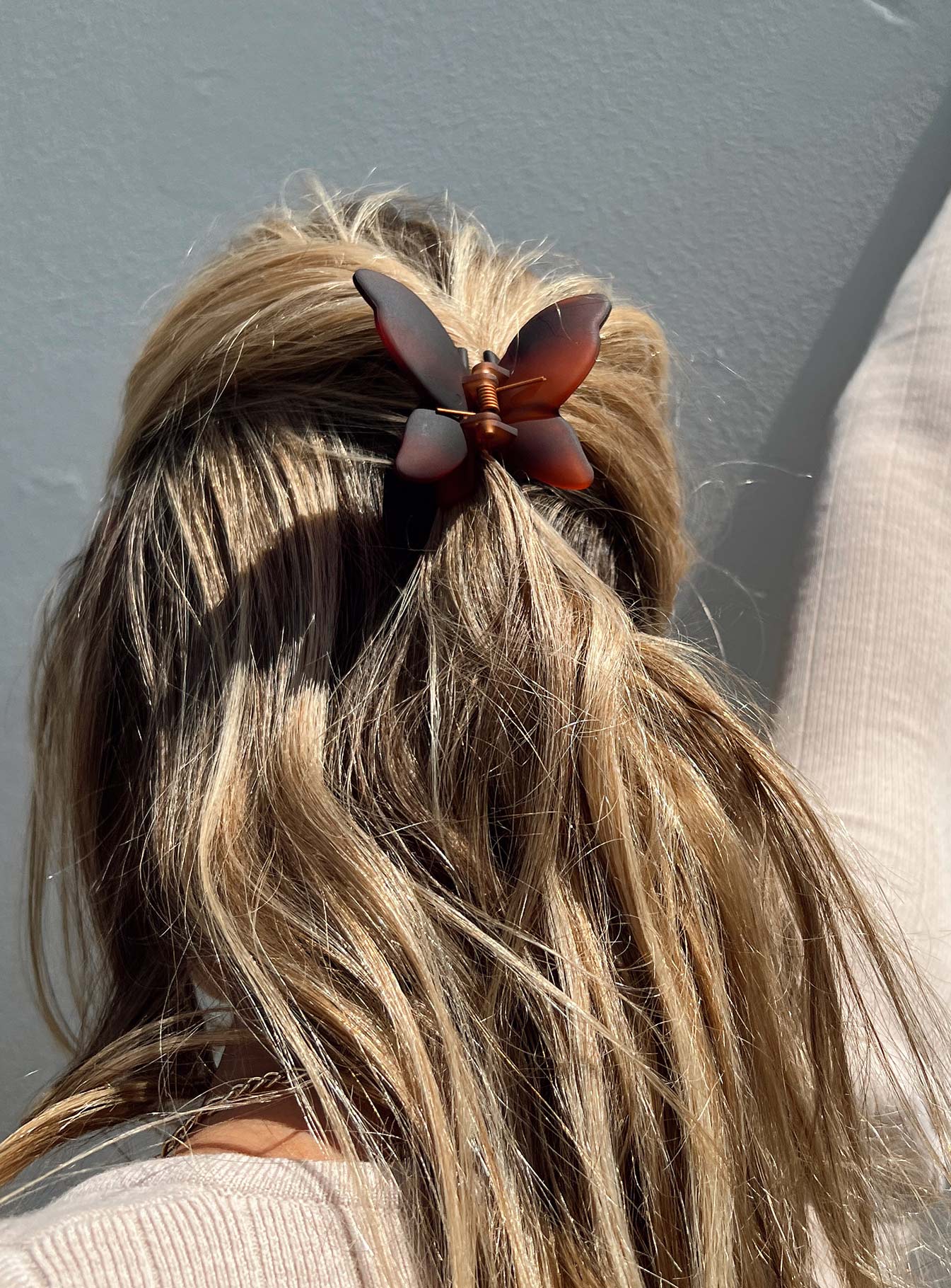 Stephy Hair Clip Brown