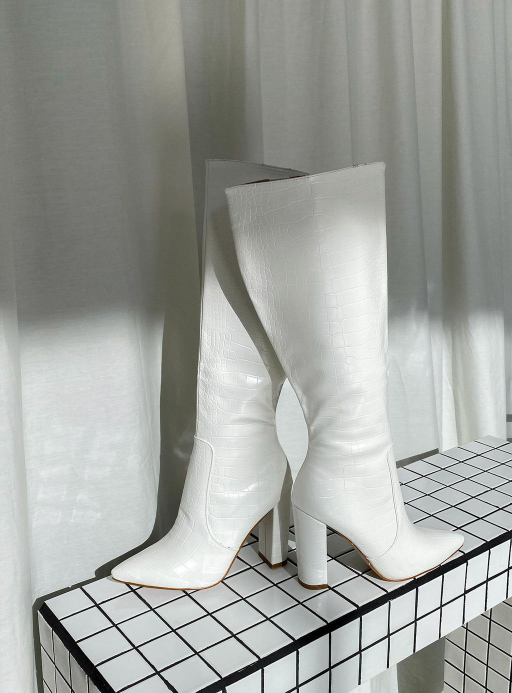 Stamper Boots White