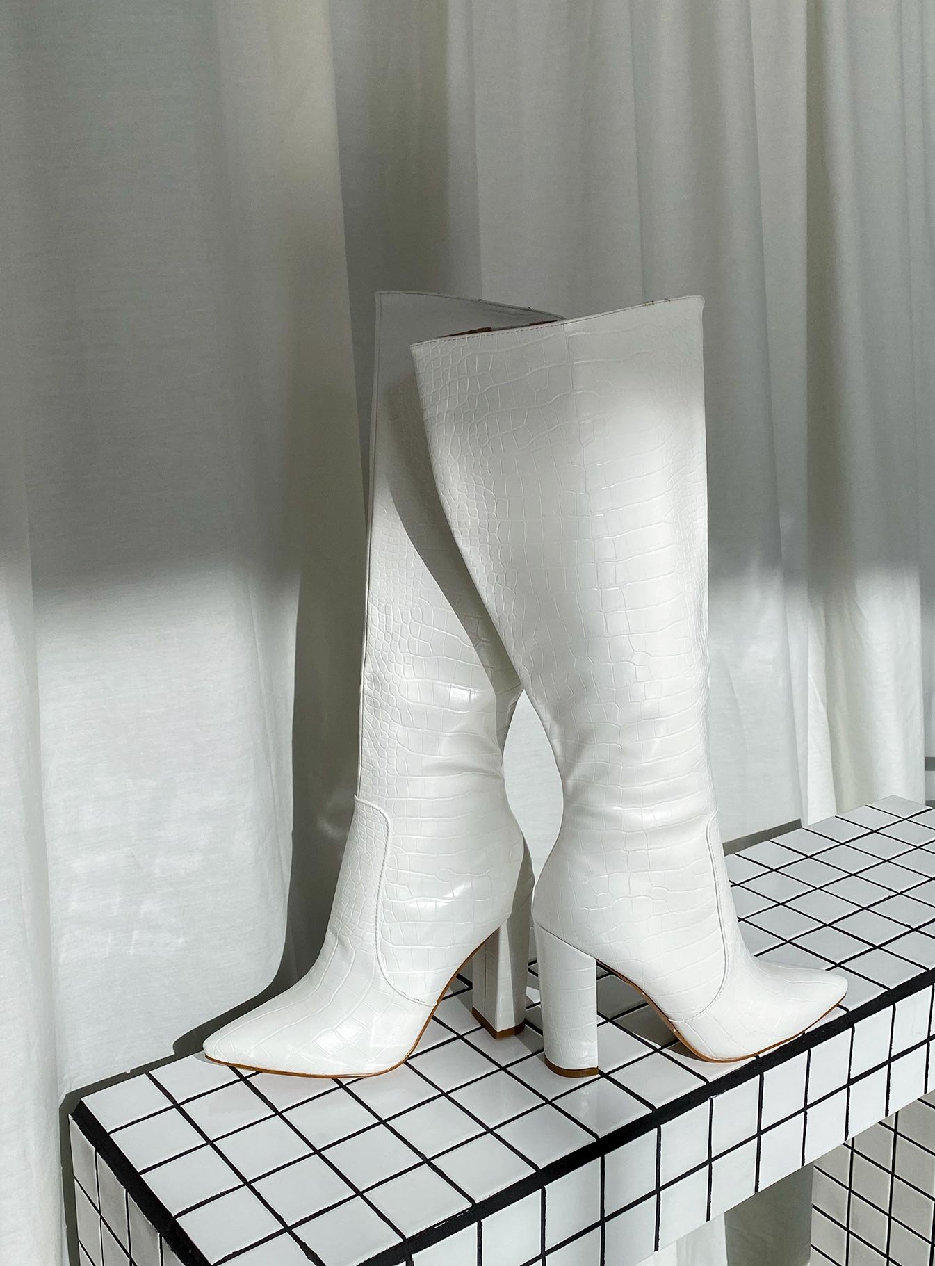 Stamper Boots White