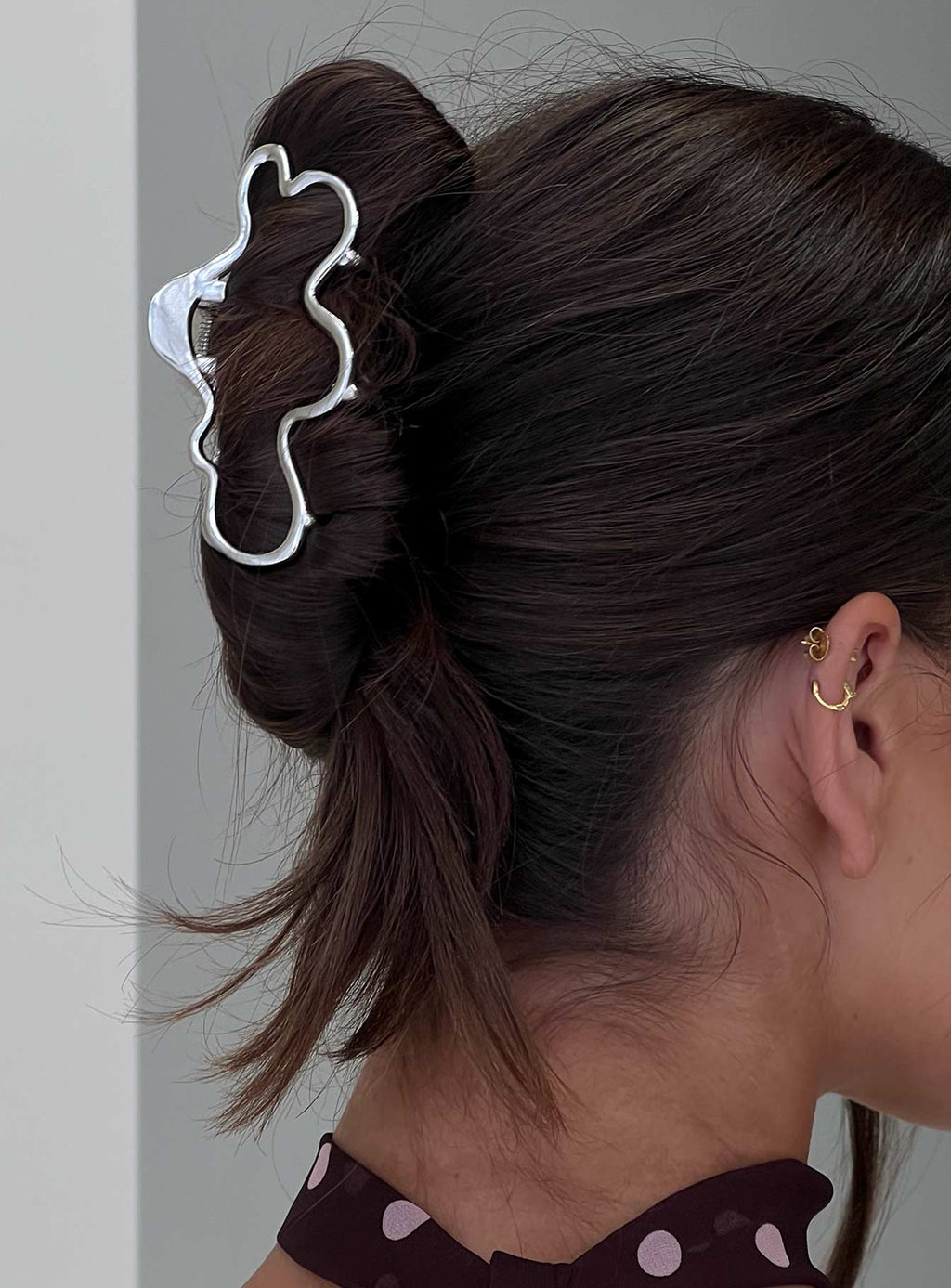 Vanish Hair Clip Silver