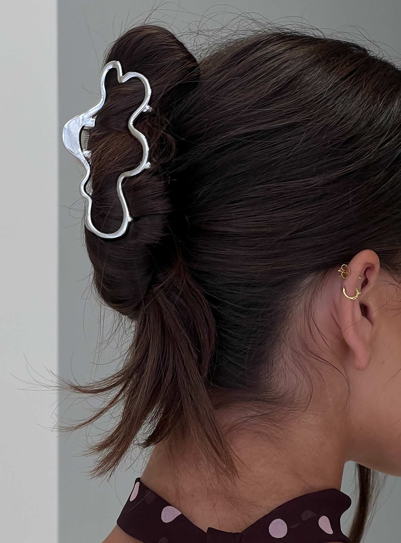 Vanish Hair Clip Silver