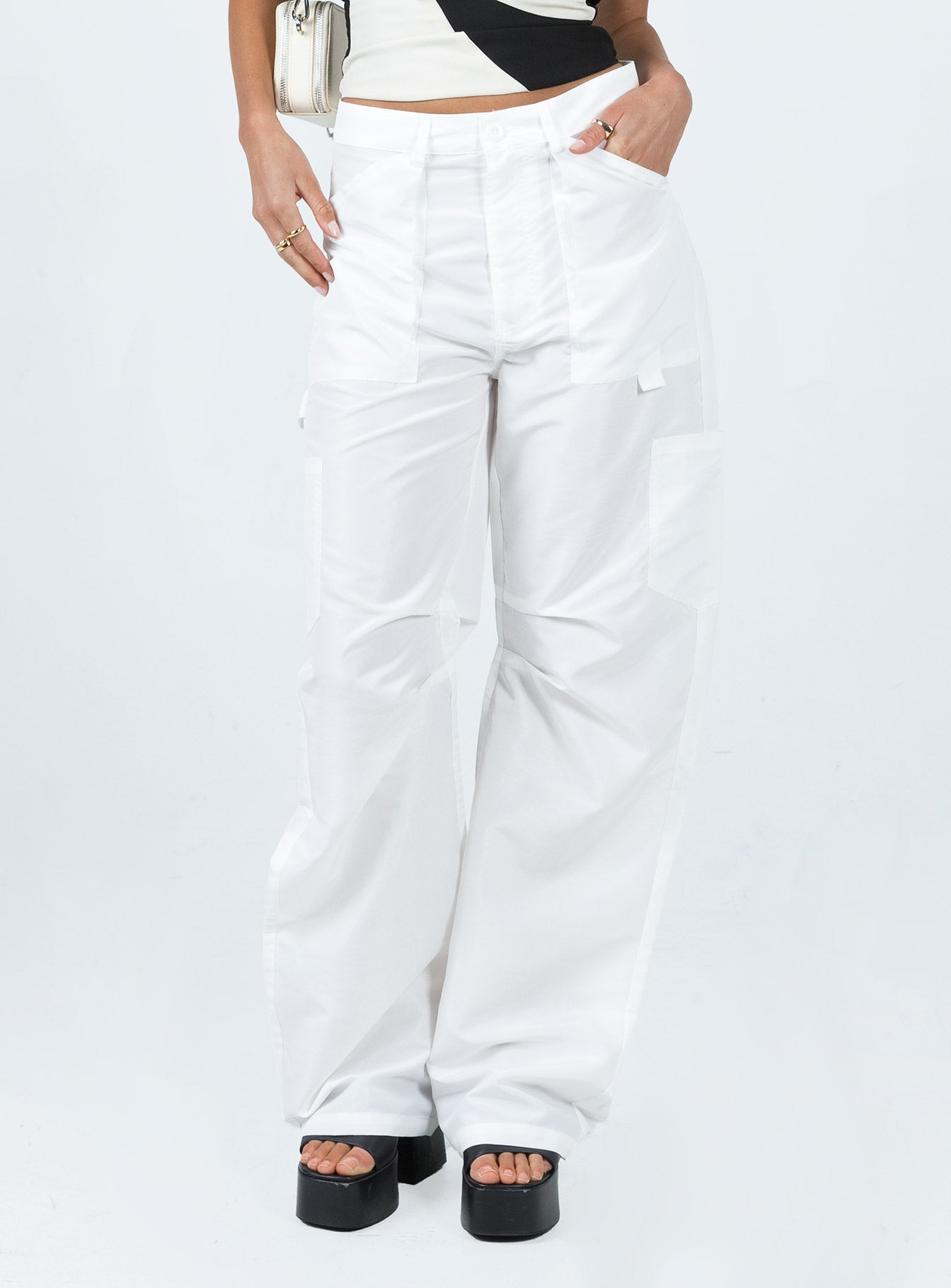 Miami Vice Swish Pant Ghost White