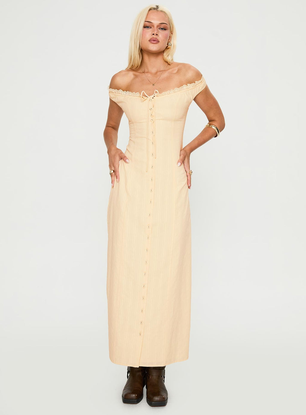 Bryar Maxi Dress Yellow