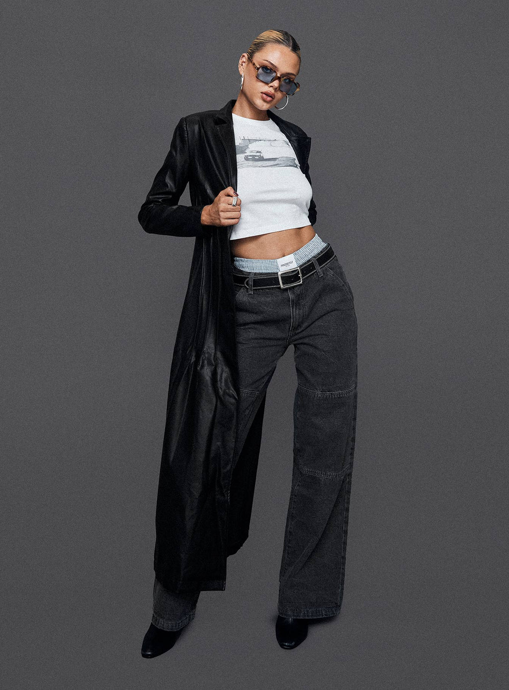 Freedom Jeans Washed Charcoal