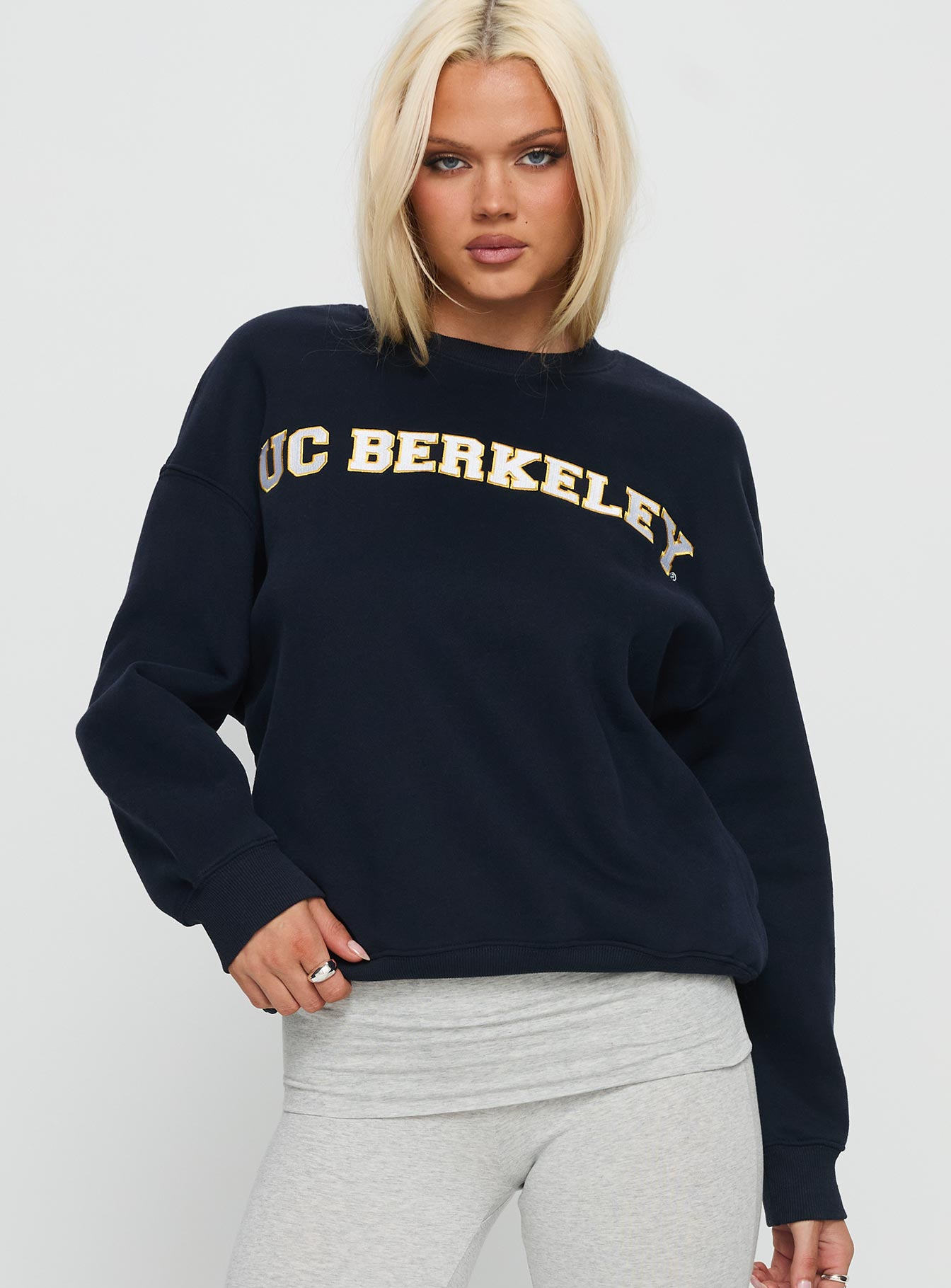 UC Berkeley Offside Crewneck Sweatshirt Navy