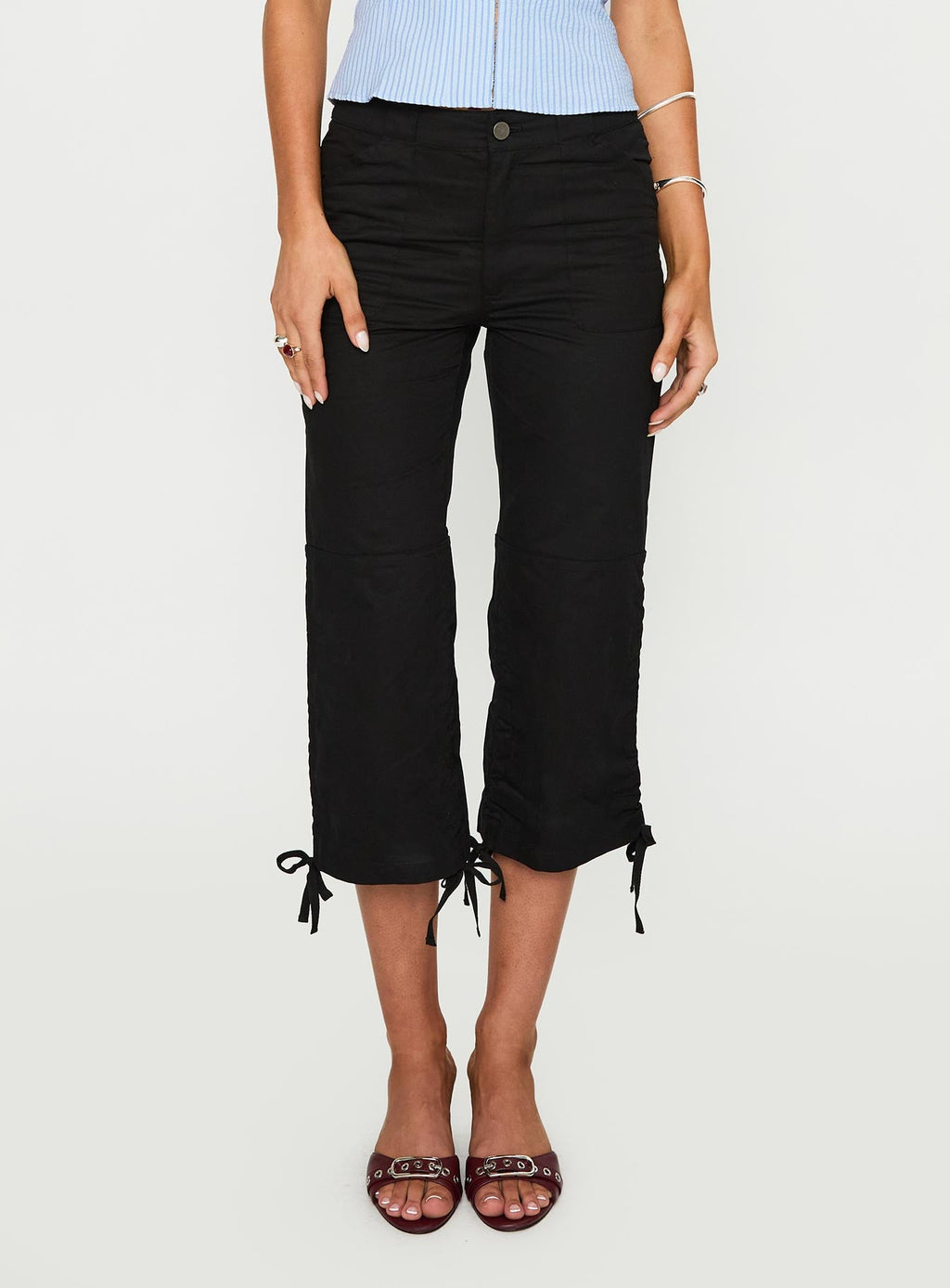 Hot Rod Capri Pant Black