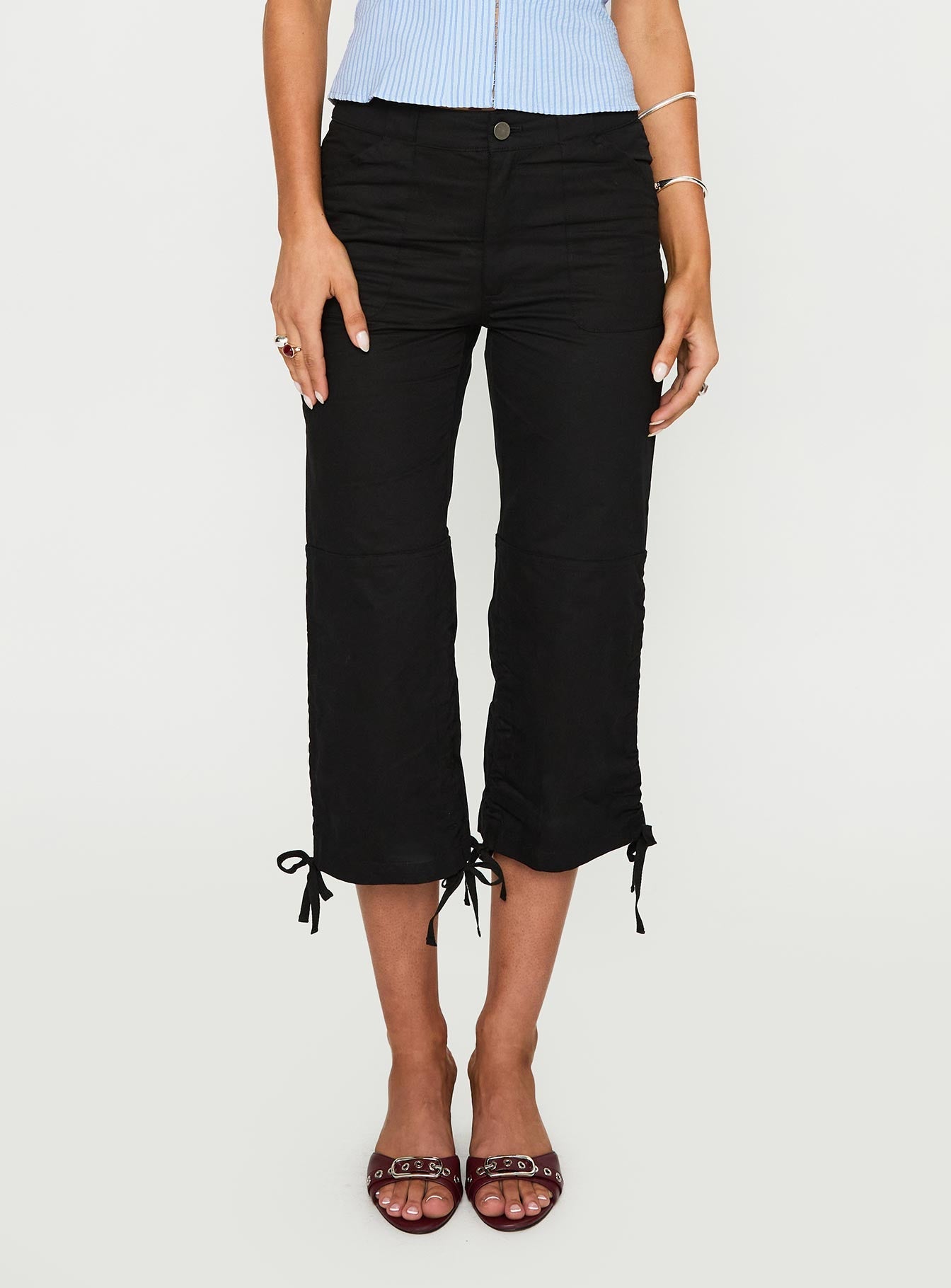 Hot Rod Capri Pant Black