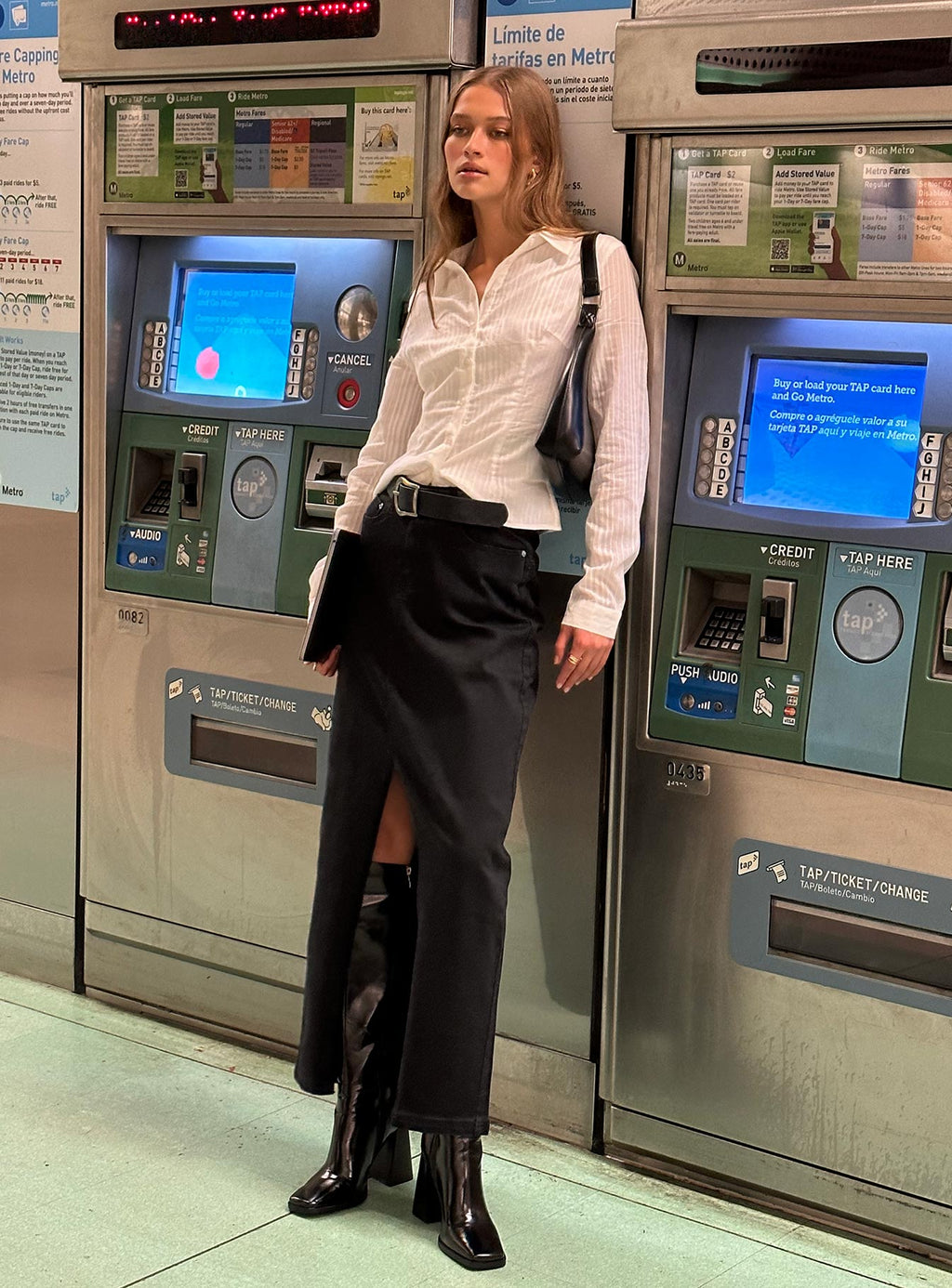 Batkins Maxi Skirt Black