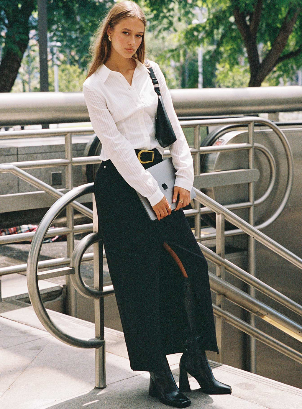 Batkins Maxi Skirt Black