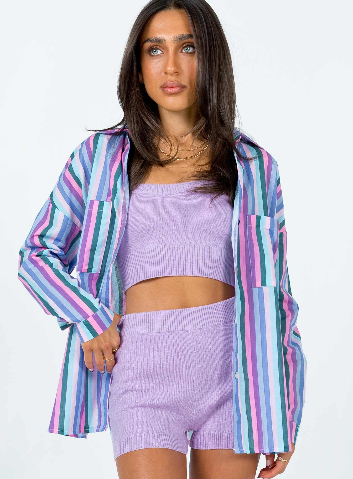 Lorrine Shirt Purple