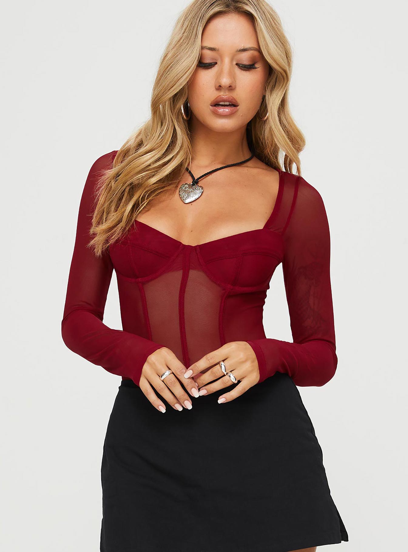 Leonie Bodysuit Burgundy