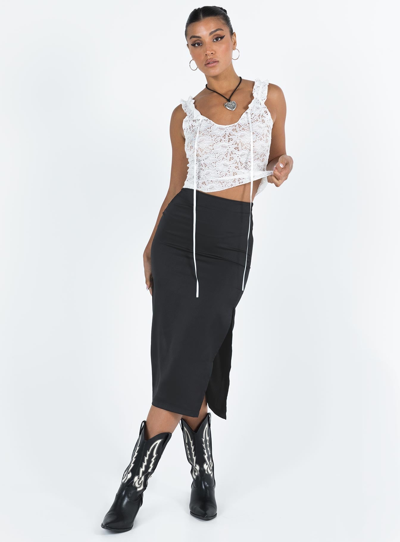 Jansson Midi Skirt Black