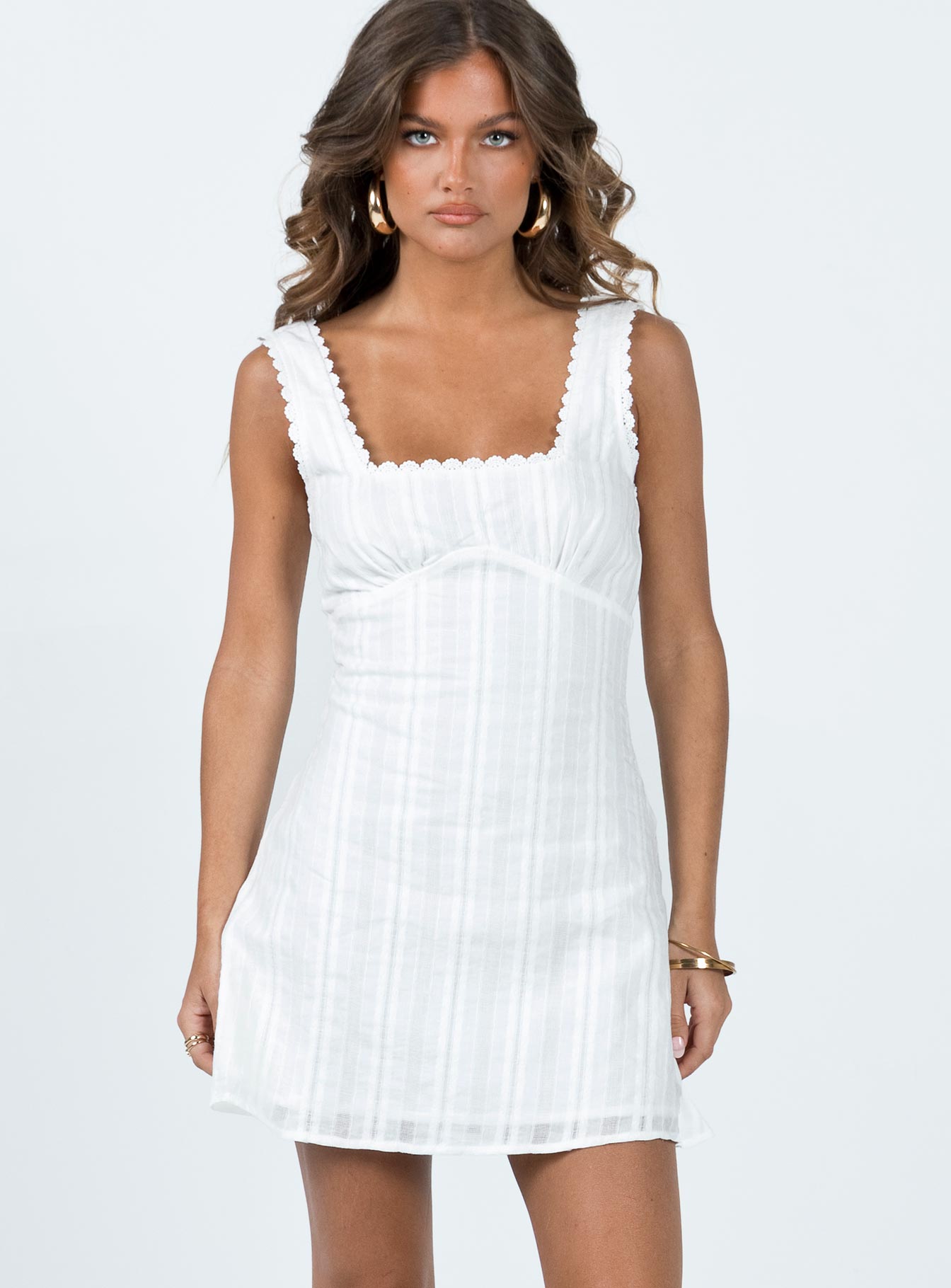 Dasha Mini Dress White