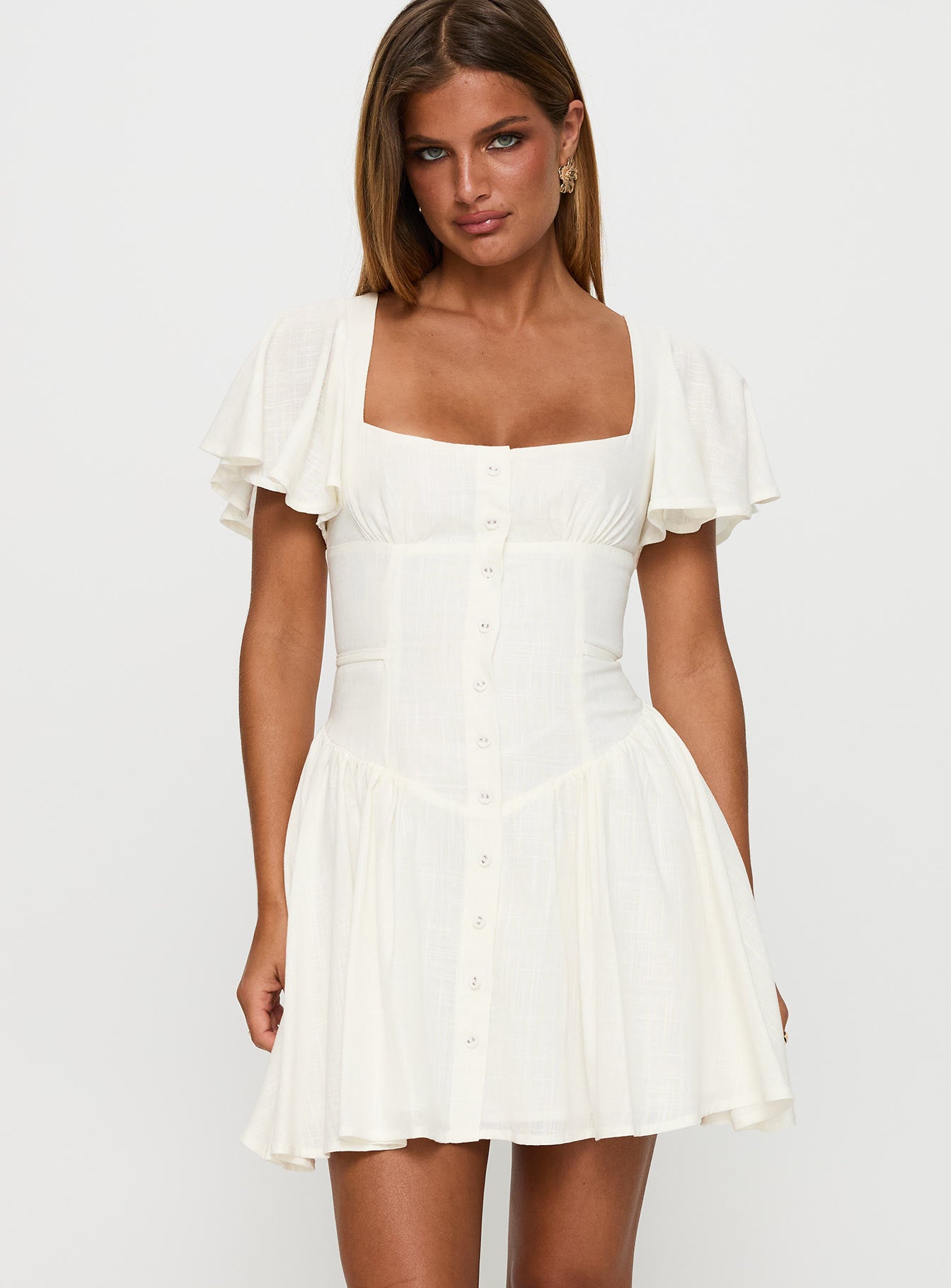 Forever More Mini Dress White