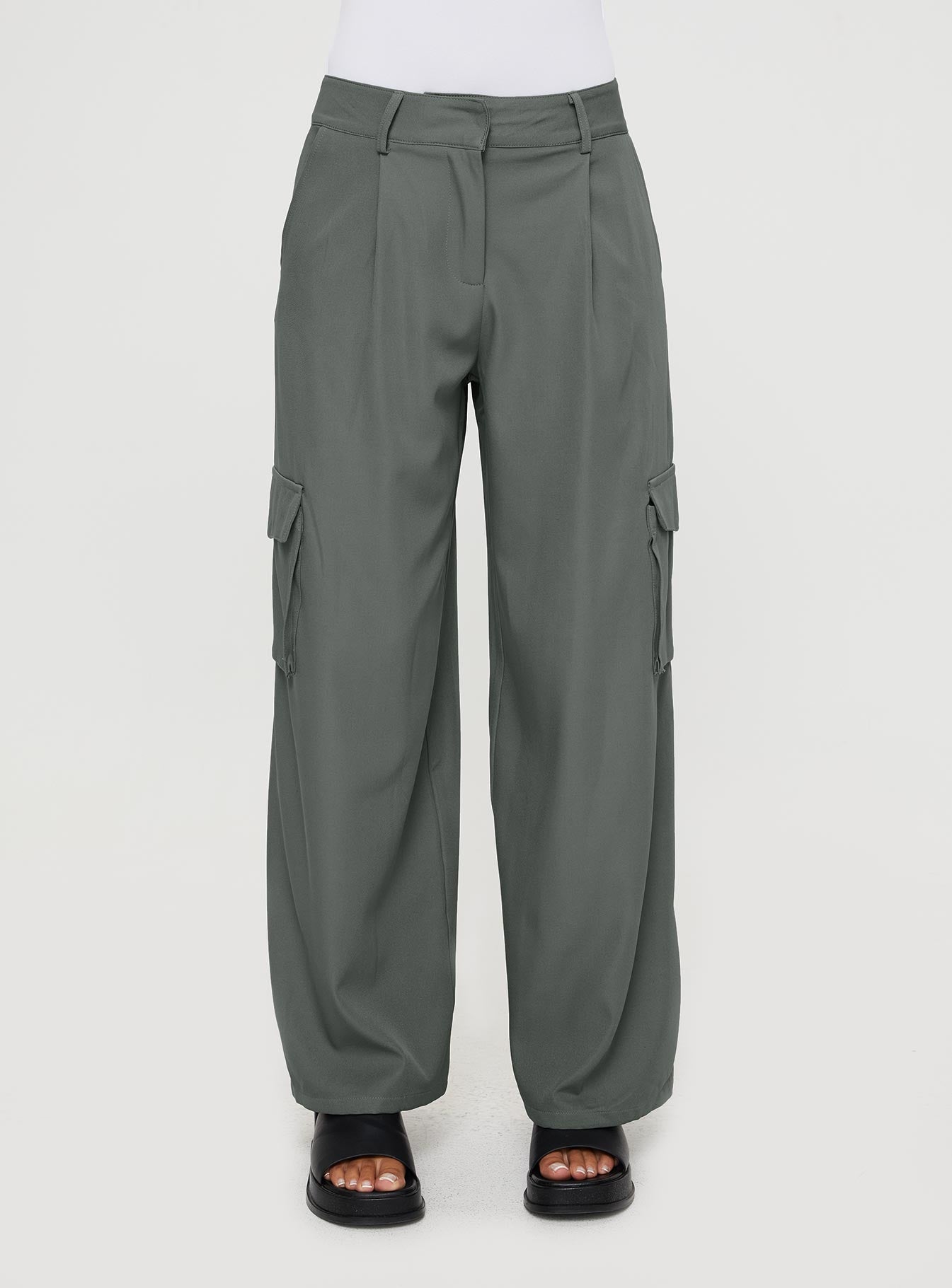 Jeaney Cargo Pants Slate