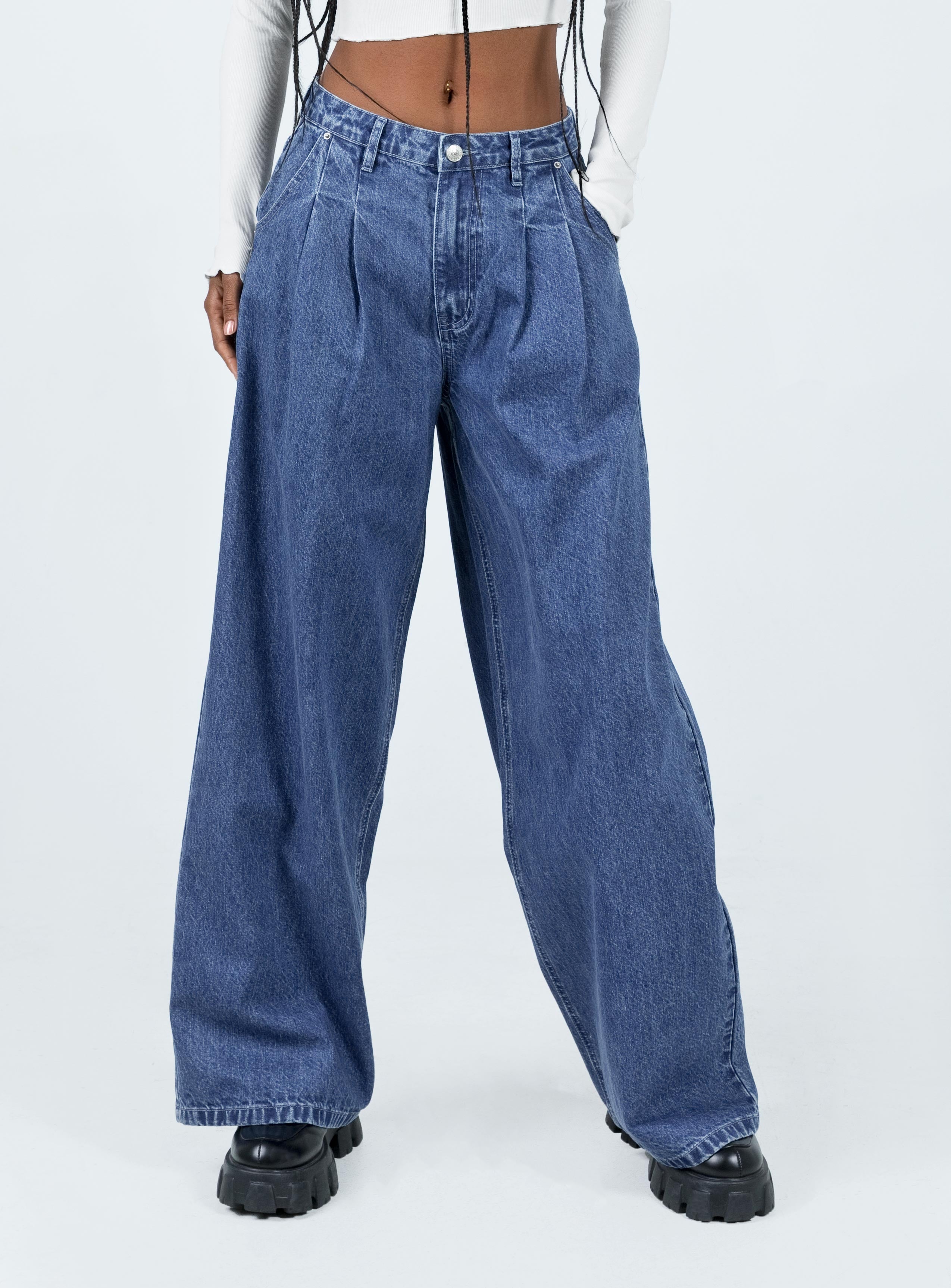 Bakali Wide Leg Jeans Dark Wash
