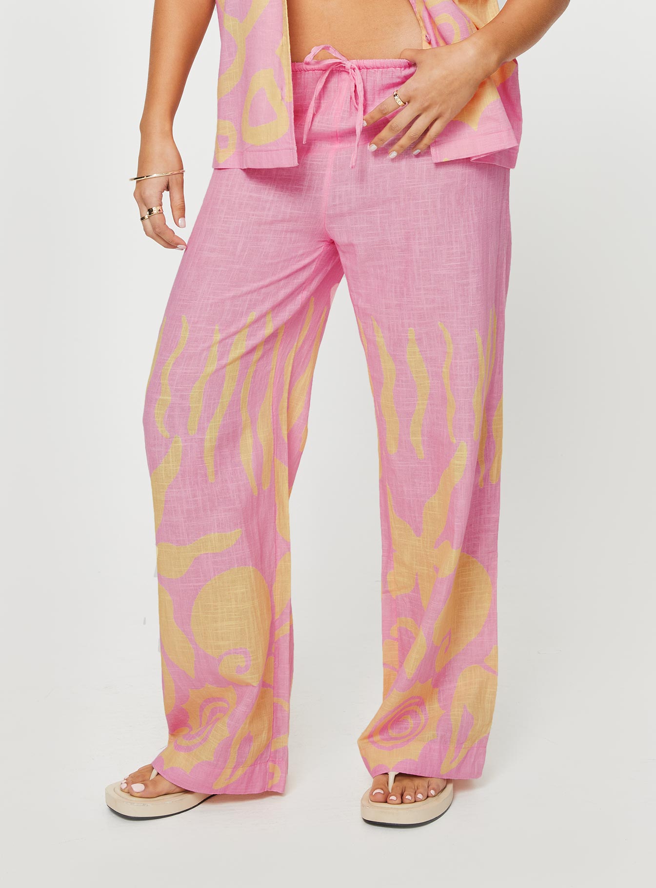 Sollene Pants Pink/yellow