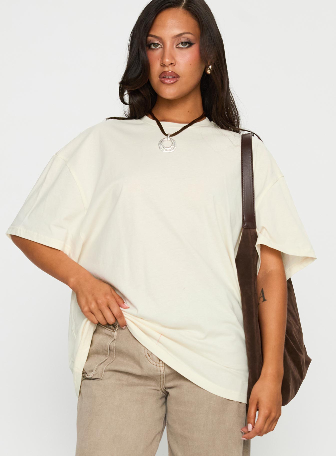 What's In My Bag Graphic Tee Cream / Multi