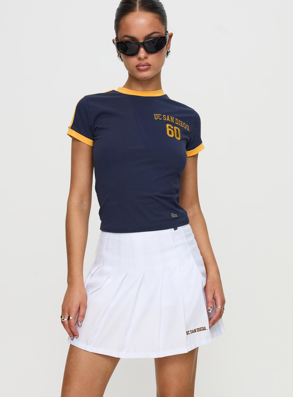 UCSD Tennis Skort White