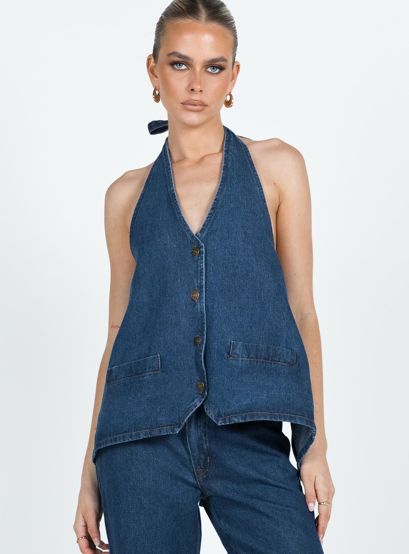 Hills Halter Denim