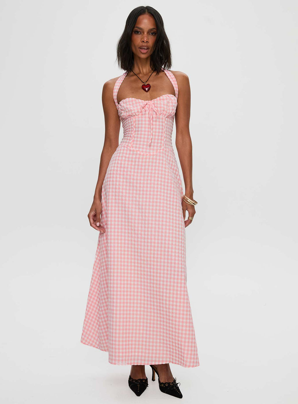 Lucky For You Halter Maxi Dress Multi