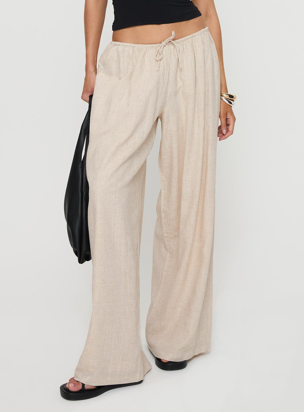 Beach Comber Linen Pant Beige