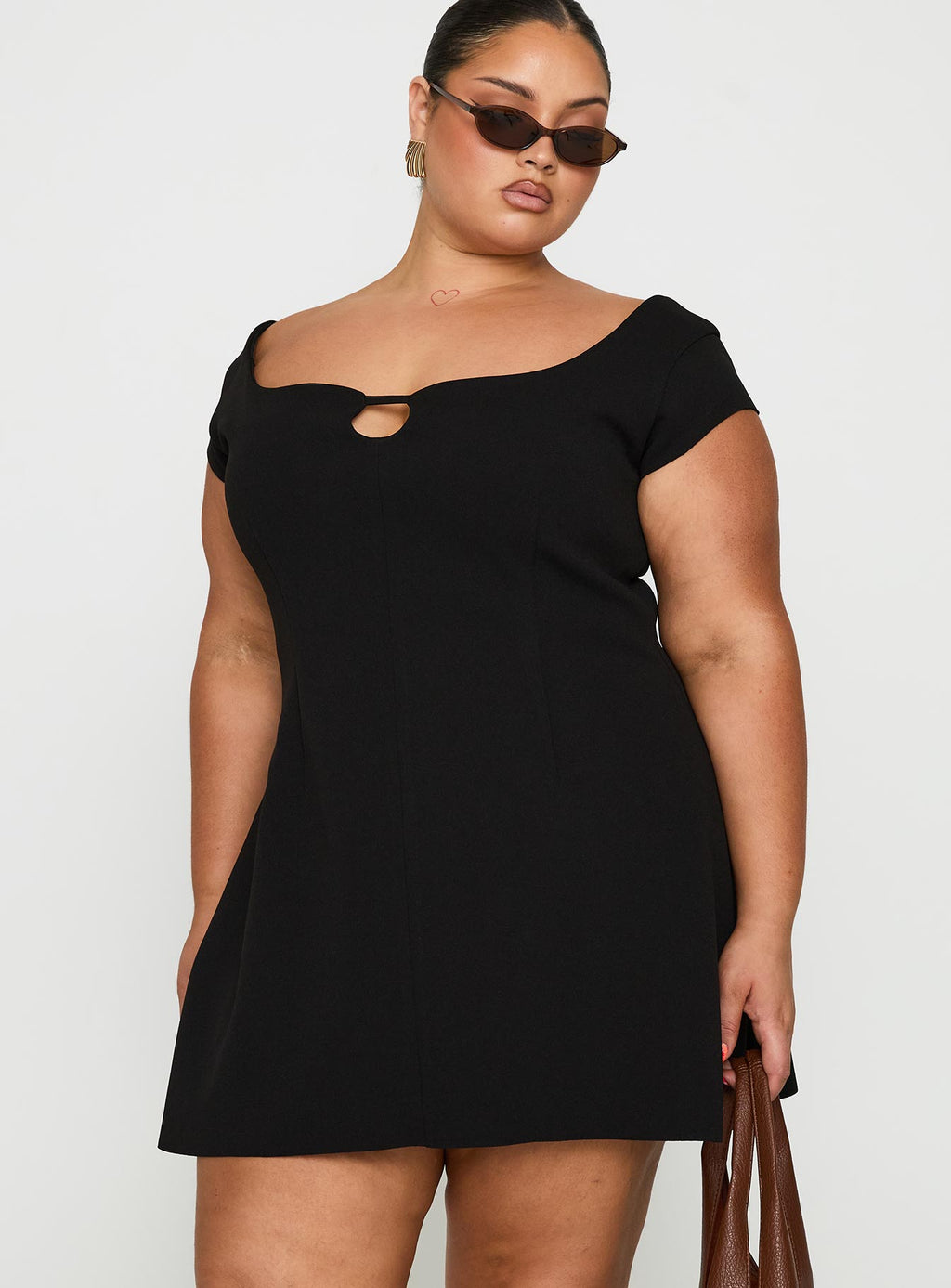 Sylvette Mini Dress Black Curve