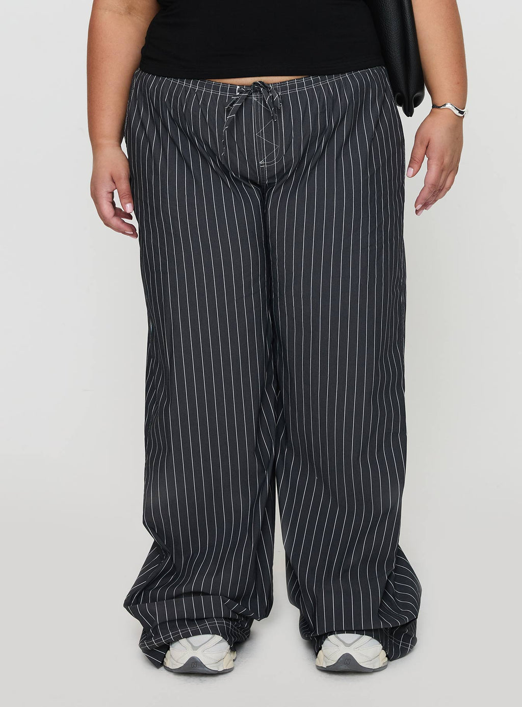Terrance Baggy Pant Grey Stripe