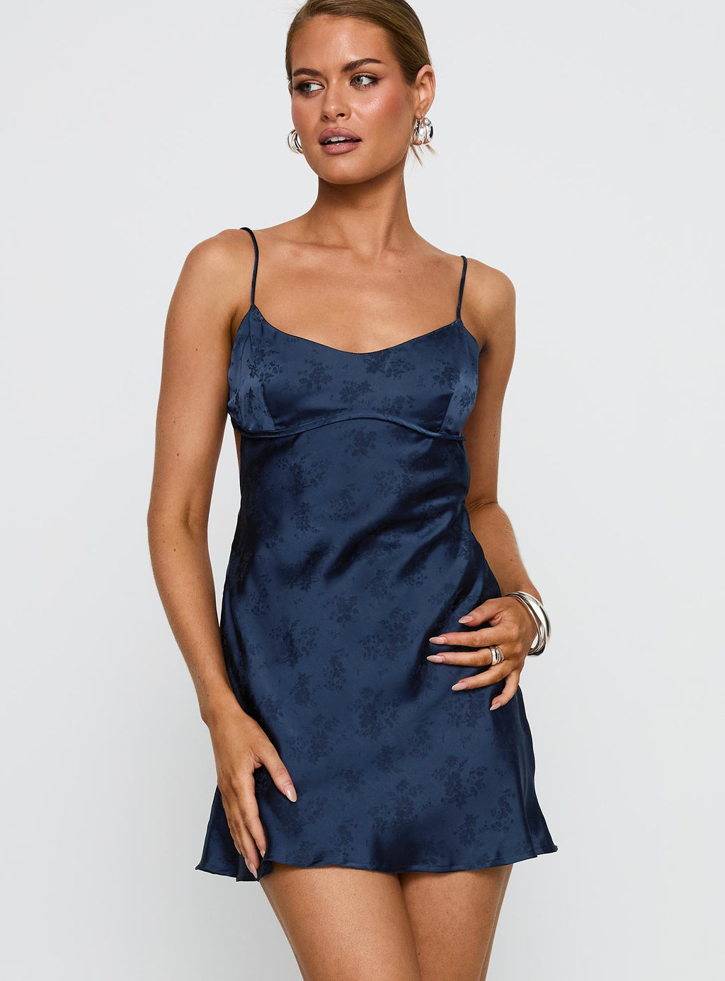 Clemence Mini Dress Navy