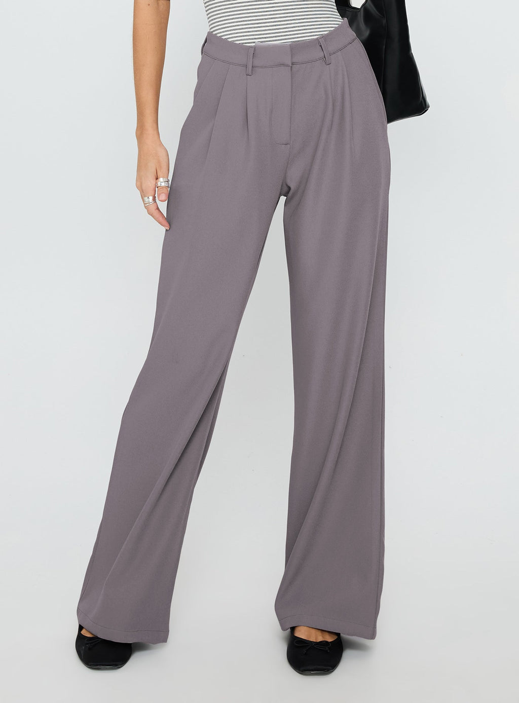 Ambient Wide Leg Pant Grey